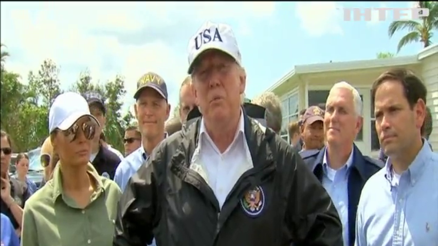 Трамп прибув до Флориди оцінити наслідки від урагану "Ірма"
