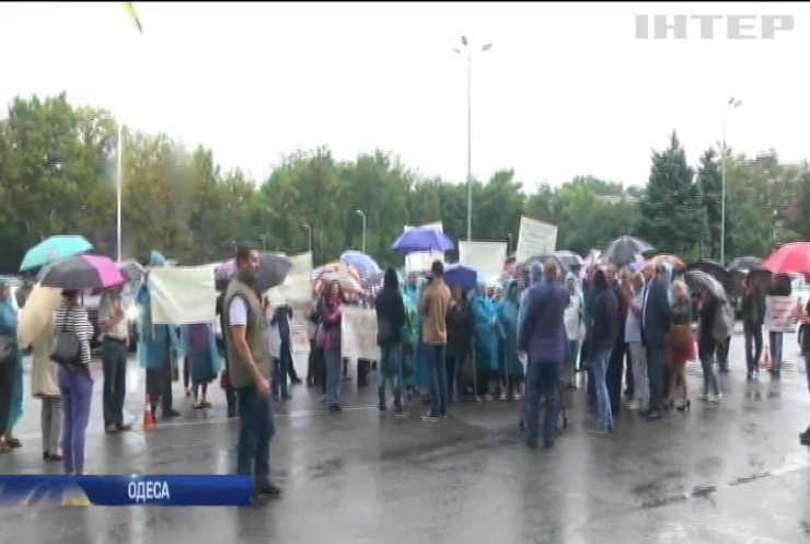 В Одесі лікарі протестували проти об'єднання двох шпиталів 