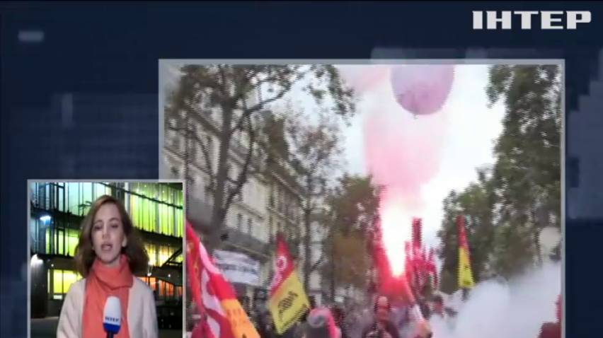 Во Франции госслужащие протестуют против реформ президента Макрона