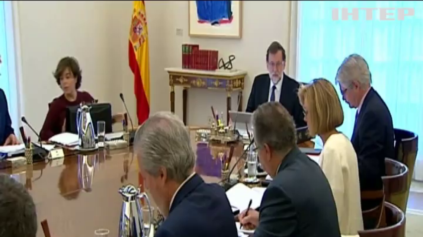 Испания отстранила от власти президента Каталонии