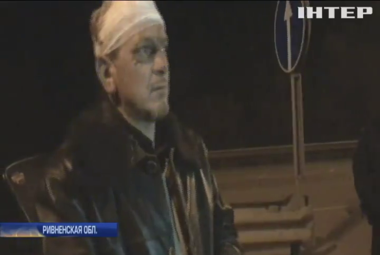 На трассе Киев-Чоп пьяный священник устроил аварию (видео)