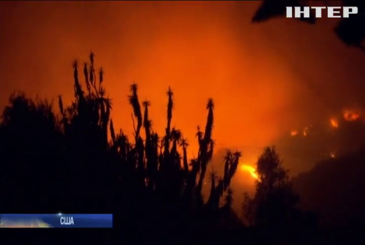 Пожежі у Каліфорнії: вогонь перекинувся на Санта-Барбару