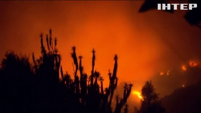 Пожежі у Каліфорнії: вогонь перекинувся на Санта-Барбару