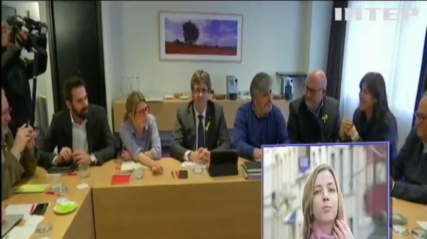 Карлес Пучдемон відеозв'язком присягнув на вірність конституції Іспанії