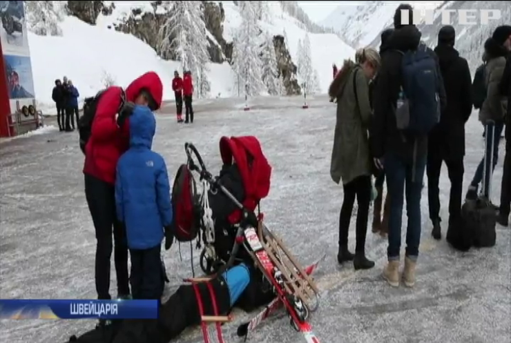 Курорти Швейцарії засипало снігом