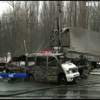 ДТП у Києві: три автівки вигоріли вщент
