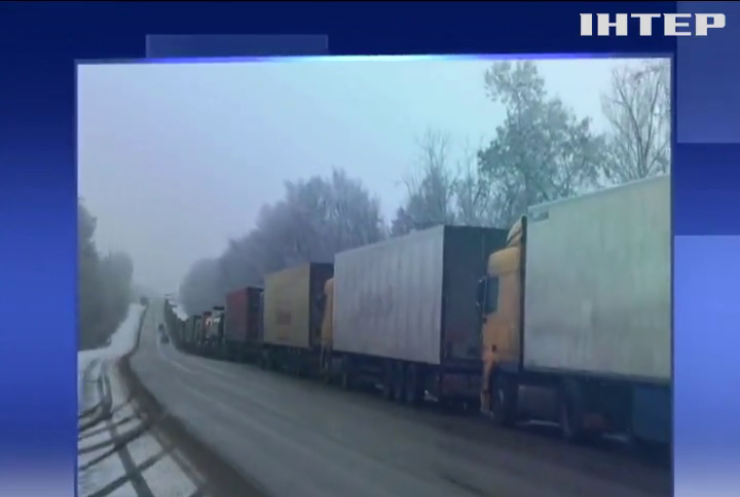 Российские КПП не пропускают грузовики из Харьковской области