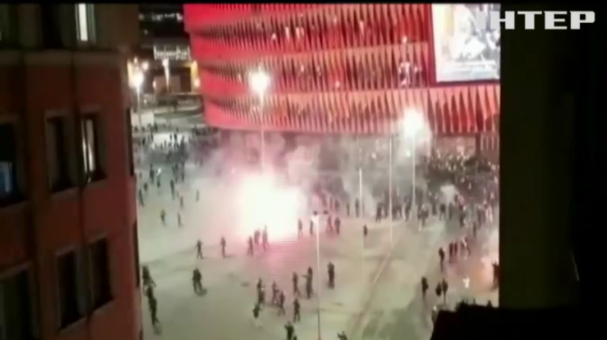 Фанати московського "Спартака" вчинили погроми в Іспанії (відео)