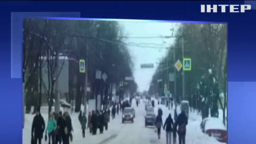 В п'яти містах України  оголосили штормове попередження