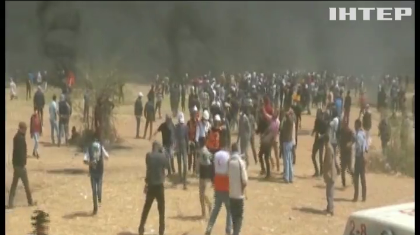 В Газе не утихают столкновения палестинцев с израильскими военными