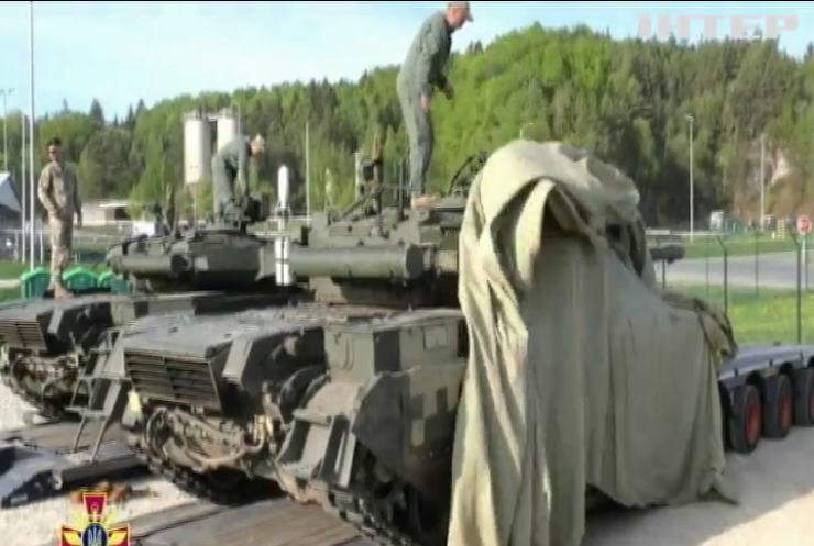 Украинские танкисты прибыли в Германию на военные учения
