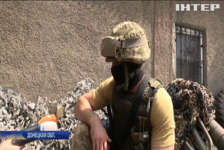 Война на Донбассе: украинские солдаты отбили у боевиков три миномета