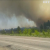 На Херсонщині рятувальники намагаються загасити масштабну пожежу