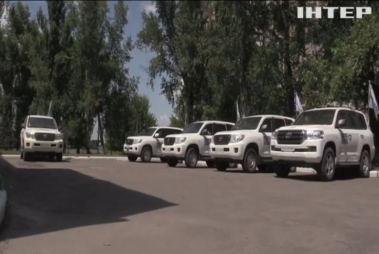 На Донеччині авто ОБСЄ опинилося під мінометним вогнем