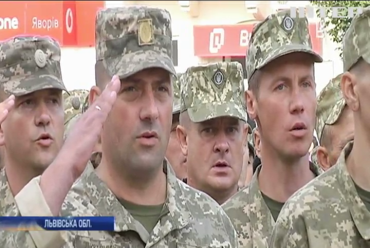 Львівщина зустріла військову бригаду зі Сходу