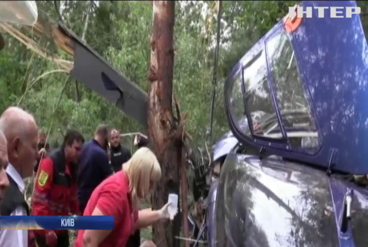 У Києві впав приватний гелікоптер