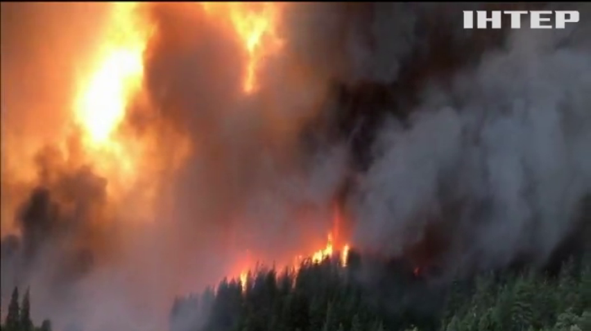Через пожежу у Каліфорнії евакуювали десятки будинків