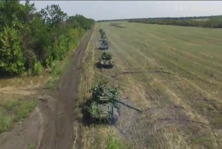 Украинские танкисты продемонстрировали боевое мастерство (видео)