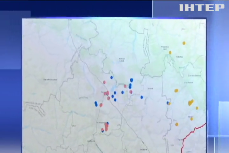 Міноборони оприлюднило карту мін Донбасу
