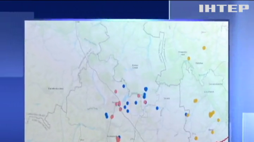 Міноборони оприлюднило карту мін Донбасу