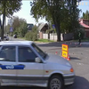 У Черкасах євробляха з поліцейськими протаранила мікроавтобус