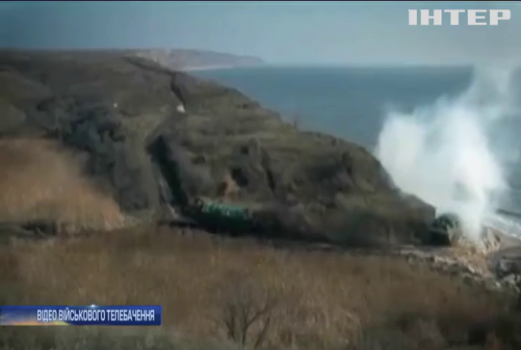 Українські військові провели навчання в Азовському морі