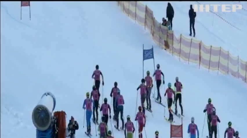 В Австрії спортсмени позмагалися у незвичній зимовій естафеті