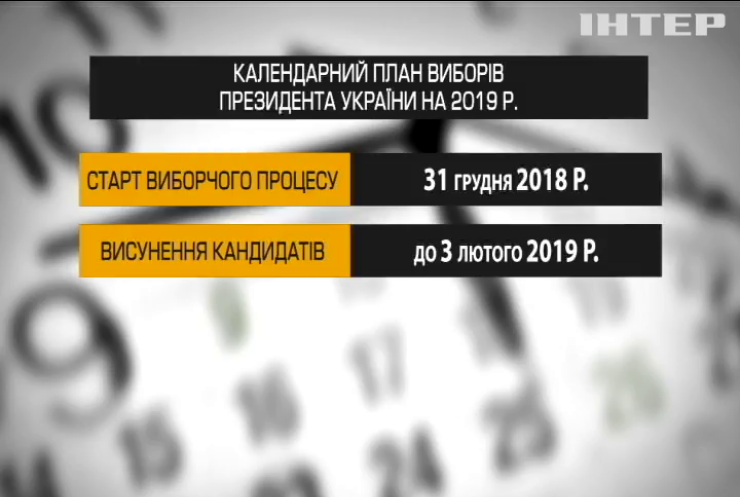 ЦВК затвердила план підготовки до виборів президента України
