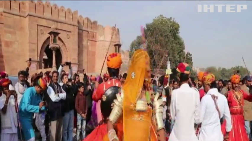 У Індії пройшов парад верблюдів