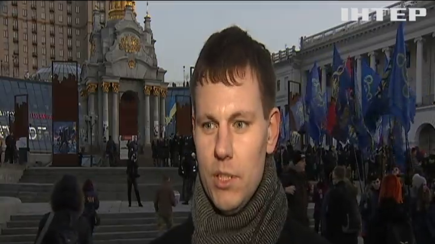 У Києві пройшла смолоскипна хода на честь 125 річниці організації "Сокіл"