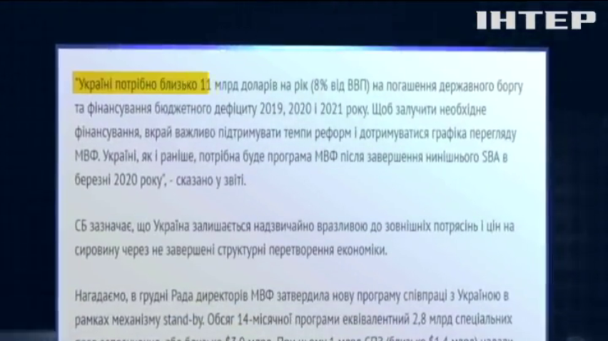 Україна не зможе обійтися без допомоги - МВФ