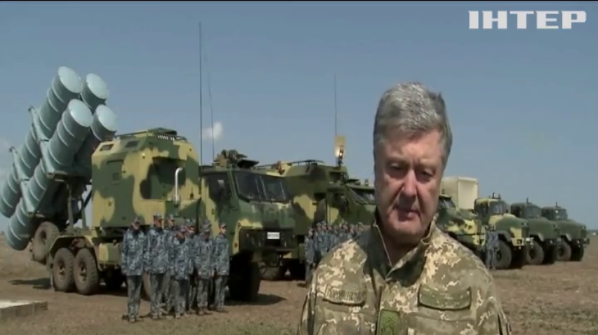 Петро Порошенко побував на випробуваннях ракети "Нептун"