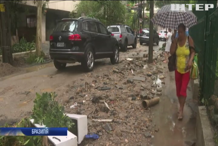 Ріо-де-Жанейро під водою: у місті оголосили найвищий рівень небезпеки