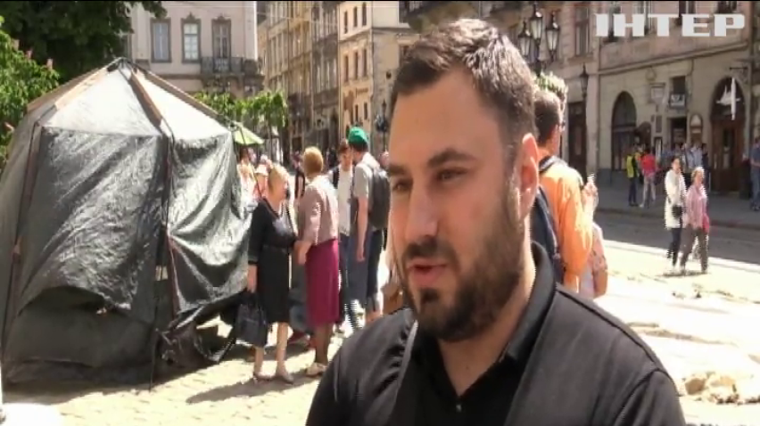 Квартирний скандал у Львові: на протест вийшли учасники АТО
