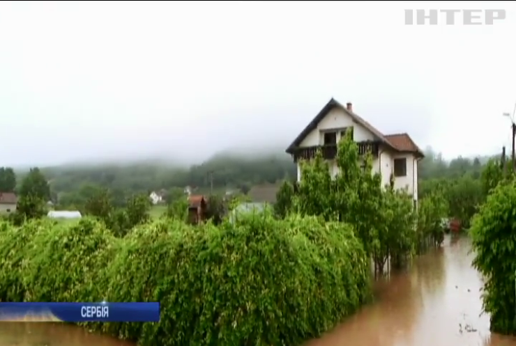 Сербію затопило потужними дощами