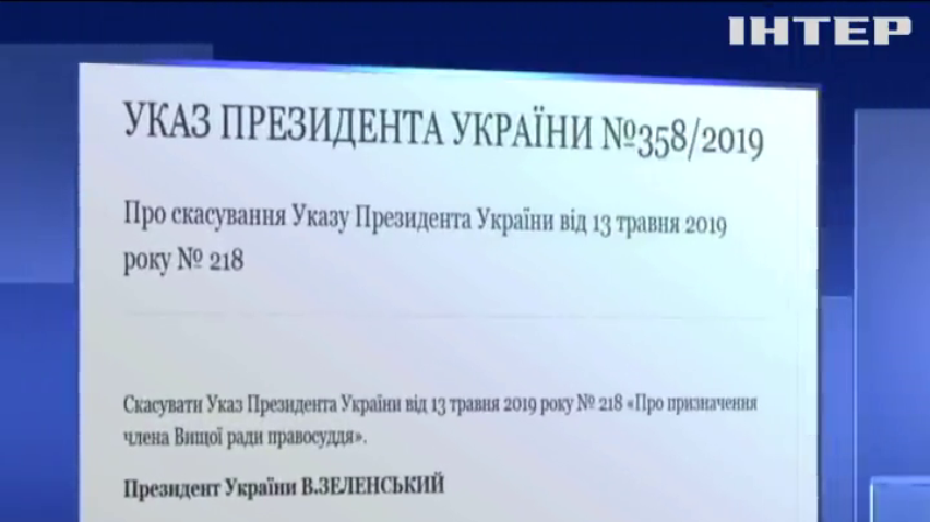 Володимир Зеленський скасував два укази Петра Порошенка