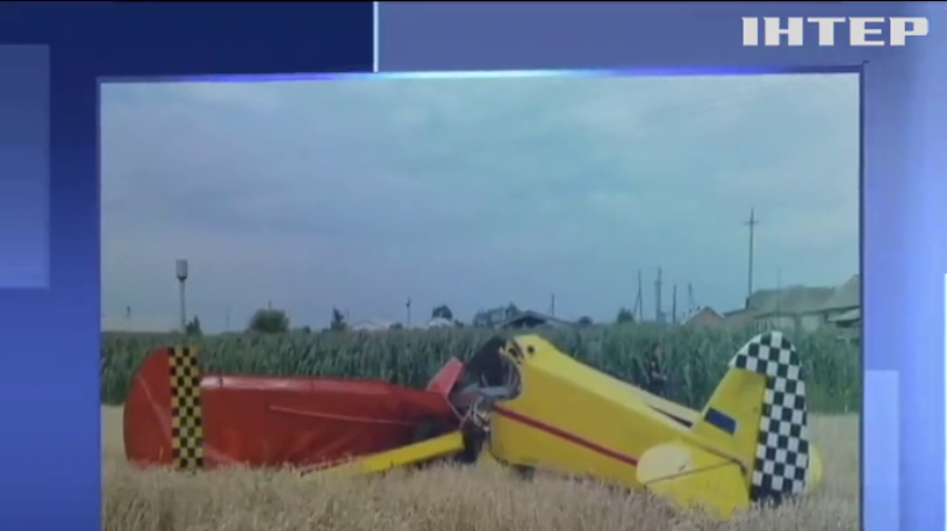 На Полтавщині розбився літак: пілот загинув