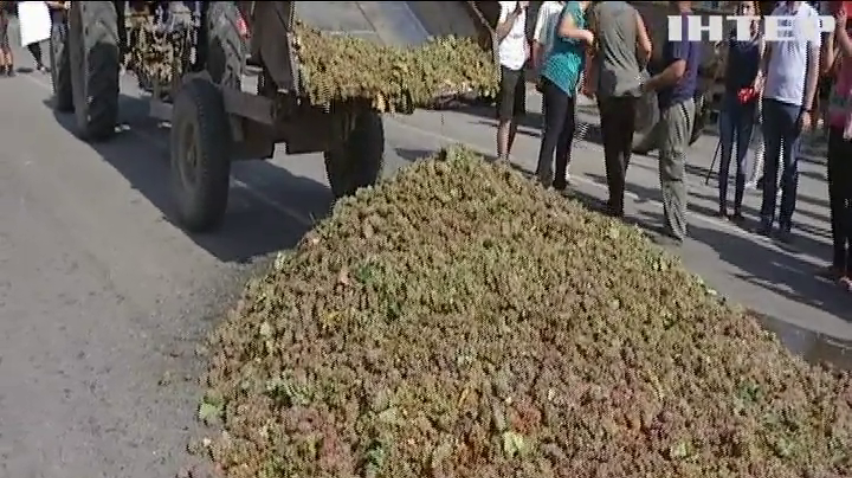Бессарабський протест: на Одещині бунтують виноградарі