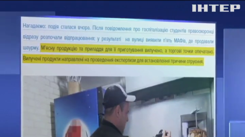 У Києві отруїлися шаурмою 7 студентів