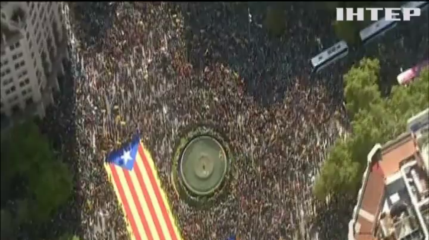 Каталонці вийшли на мітинг у Барселоні