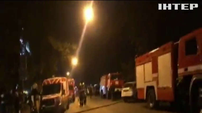 У центрі Києва горіла багатоповерхівка