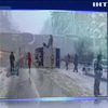 У Росії на трасі перекинувся автобус з українцями