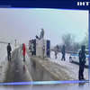  У Воронезькій області перекинувся автобус з українцями