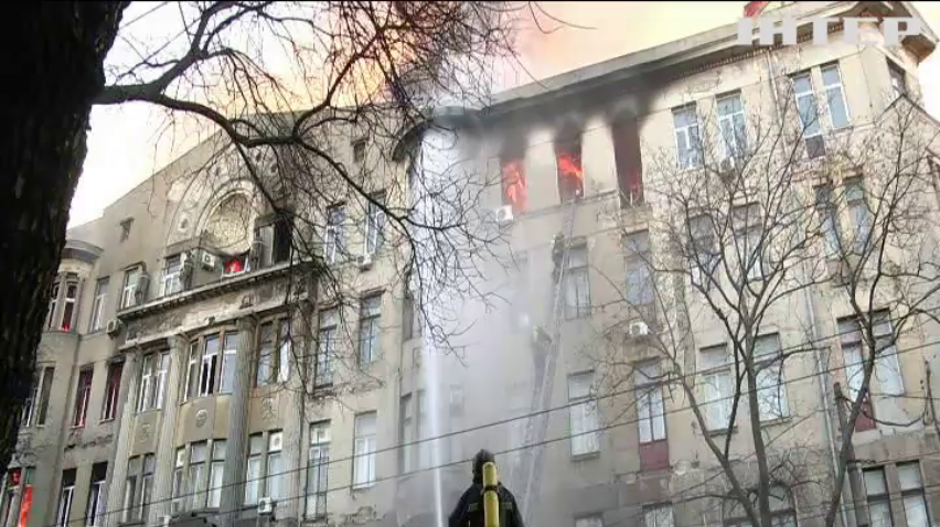 У справі про пожежу в Одеському коледжі з'явилися перші підозрювані