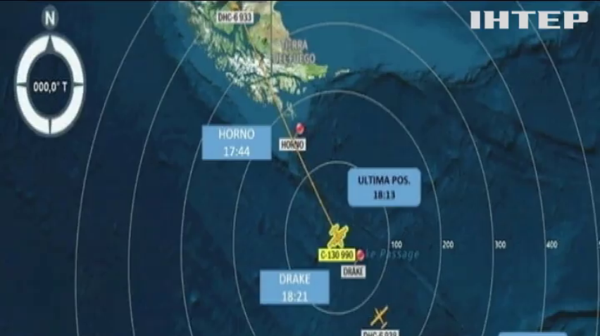 Чилійський військовий літак зазнав аварії по дорозі до Антарктики