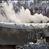 У порту Мурманська ліквідували пожежу на російському авіаносному крейсері