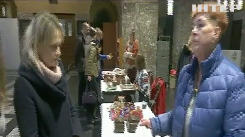 Українська діаспора влаштувала різдвяний ярмарок у Брюсселі