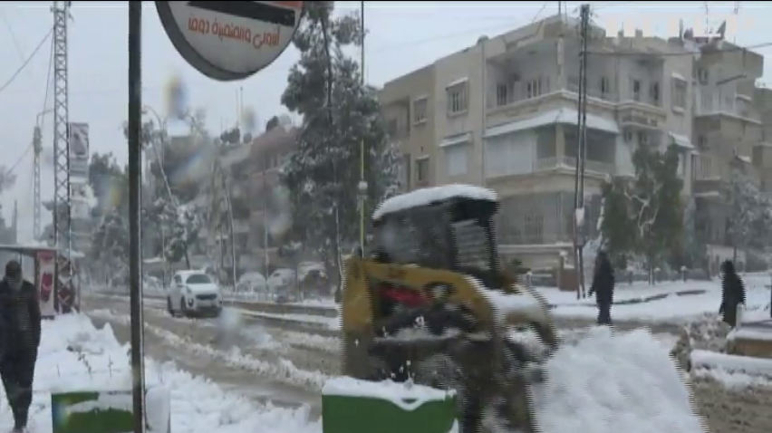 Сирію засипало снігом