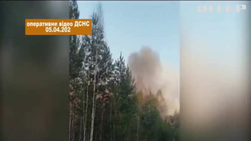 Рівень радіації перевищив норму у 16,5 разів: у Чорнобильській зоні палає ліс