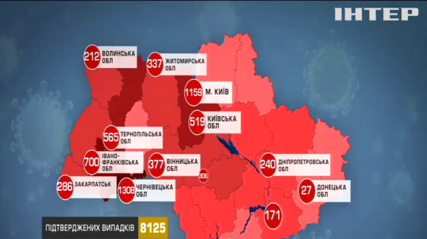 Коронавірус в Україні: оновлена статистика